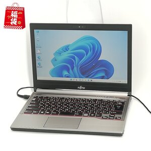 福袋 45％OFF 年末年始セール Windows11済 13.3型 ノートパソコン 富士通 E736/P 中古 第6世代i5 8GB DVD 無線 Bluetooth Webカメラ Office