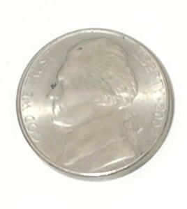 硬貨 アメリカ5セント 2004年