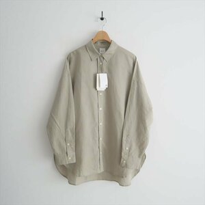 2023AW / 未使用 / SPICK&SPAN スピックアンドスパン / HEMPローンルーズシャツ / 23050200902030 / 2408-0121