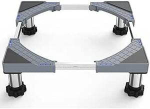 洗濯機 台 DEWEL 冷蔵庫置き台 13~17CM高度調節 増大増高ジャッキ付き 耐荷重約500kg かさ上げ 高さ調節 伸縮式