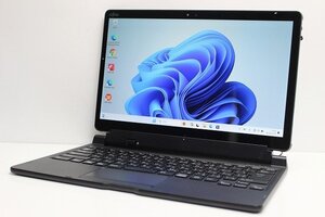 1円スタート ノートパソコン 2in1PC Windows11 富士通 Arrows Tab Q738 第8世代 Core i5 メモリ8GB SSD128GB カメラ タブレットPC