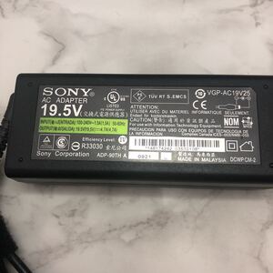 ⑩ ACアダプター SONY VAIO ソニー ADP-90TH 中古