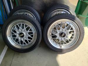 ＢＢＳ　１７インチアルミホイールＲＳ　８Ｊ×17+35　９Ｊ×17+35　114.3　５穴　セルシオ、ソアラ、クラウン等に