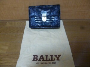 BALLY　クロコダイル　レザー　 クラッチバッグ　セカンドバッグ　美品　アンティーク　ヴィンテージ　レトロ