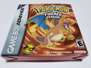 海外 北米 英語 GBA Pokemon FireRed Version　ポケットモンスター　ポケモン　ファイアレッド Authentic