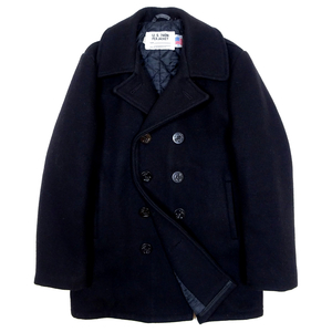 米国製 schott U.S.740N PEA COAT ショット ピーコート ブラック 38 Pコート AT740 MADE IN USA