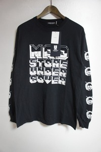 UNDERCOVERアンダーカバー MADSTORE 長袖Tシャツ カットソー ロンT MUX9802 黒1220L★13