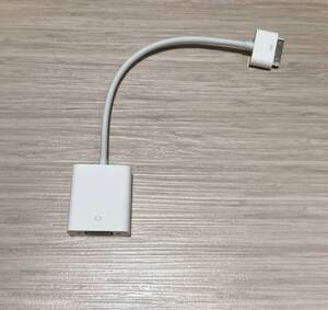 Apple 純正 A1368 Dock to VGA Adapter 30pin⇒VGA出力