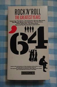 激レアVHS(新品&未DVD化)ROCK´N´ROLL, THE GREATEST YEARS 1964 Volume.1