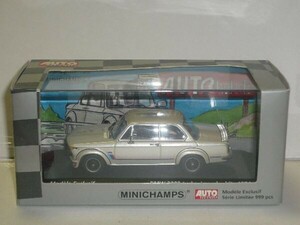 ☆1/43 MINICHAMPS BMW 2002 turbo Modele Exclusif 