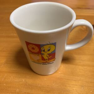 29.ミスタードーナツ　Tweety マグカップ 1個 トゥイーティ ノベルティグッズ 中古　送料無料