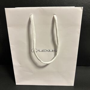 ★レクサス/LEXUS/ロゴ入り白　ショップ袋　/ショッパー手提紙げ袋★非売品