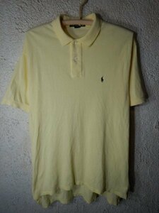 to6393　レア　Polo Ralph Lauren　ポロ　ラルフ　ローレン　アメリカ製　vintage　ビンテージ　半袖　ポロシャツ　人気　送料格安