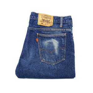 ☆送料無料 90s ビンテージ USA製 LEVIS リーバイス 505 デニム パンツ ストレート ジーンズ ジーパン 90年代 古着 ワーク メンズ 501 517