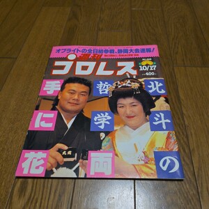 週刊プロレス No696/1995年/小橋建太/オブライト/佐々木健介/北斗晶/ジャイアント馬場/キューティー鈴木/新崎人生/北尾/天龍/豊田真奈美