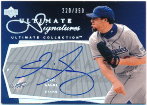 Eric Gagne MLB 2003 Upper Deck UD Ultimate Collection Signature Auto 350枚限定 直筆サイン オート エリック・ガニエ