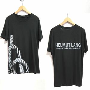 トレンド【HELMUT LANG ヘルムートラング】縄 ロゴ archive 半袖 カットソー Tシャツ 