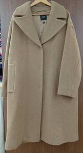 WEEKEND MAX MARA ウィークエンド マックスマーラ 501617136／ビッグカラー チェスターコート ベージュ サイズ42 Mサイズ相当 レディース