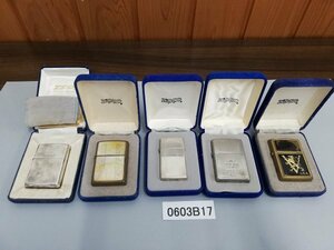 0603B17　ライター　喫煙具　Zippo　おまとめ5点　※着火未確認・現状渡し