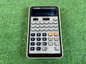 5B144 昭和レトロ CASIO カシオ 関数電卓 fx-19　8桁表示 緑蛍光 日本製 ヴィンテージ