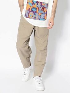 新品 WILDTHINGS ワイルドシングス × Kentaro Okawara BEAVER別注 MOTION EAZY LUX PANTS サイズM ベージュ × パープル