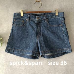 古着★spick&span デニムショートパンツ ベイクルーズ