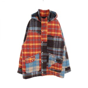 ブルーマーブル Studded tartan wool parka ブランドオフ BLUE MARBLE ウール その他コート ウール 中古 メンズ