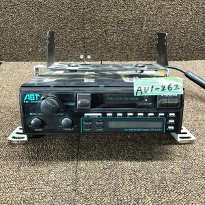 AV1-262 激安 カーステレオ ABT TD-5100G 00300401 カセットデッキ FM/AM オーディオ プレーヤー 通電未確認 ジャンク