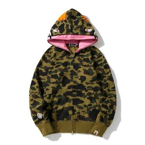 【人気デザイン】アベイシングエイプ パーカー a bathing ape シャークパーカーbape シャークパーカー 男女兼用 長袖 パーカー