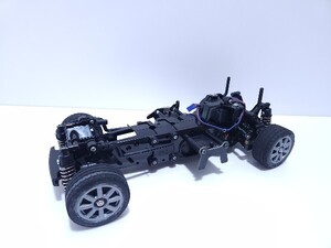 Tamiya chassis kit おもちゃ、レース, タミヤ シャーシキット,toy, Racing Car良好な状態, 動作未確認(G-22)