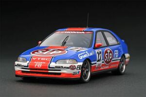 [新品未開封] 1/43 IG0414 STP CIVIC (#27) 1994 JTCC ignition model イグニッションモデル Honda シビック フェリオ EG9 EG6 土屋圭一