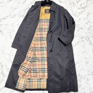 未使用級BURBERRY バーバリー ステンカラーコート ノバチェック ステンカラー ライナー付き レディース メンズ 仕事用 ビジネス 人気