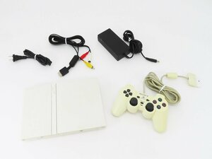 ○【SONY ソニー】PS2本体 SCPH-75000 セラミックホワイト