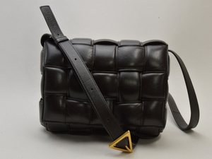 ボッテガヴェネタ BOTTEGA VENETA バッグ マキシイントレチャート 591970 パデットカセット こげ茶 レディース su_p e_u F-YA715