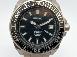 SEIKO 自動巻 腕時計 PROSPEX 7S25-00D0 ブラックサムライ SBDA001 チタン 店舗受取可