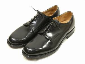 レア DEAD STOCK デッドストック 80s 89年製 ビンテージ US NAVY USN OXFORD サービス シューズ 10 1/2 R 革靴 レザー ミリタリー 60s 70s