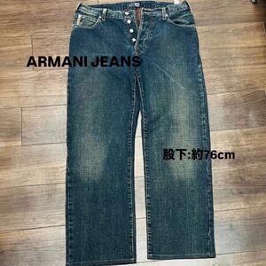 ARMANI JEANS アルマーニ 32インチ W:約81cm デニム デニムパンツ MADE IN ITALY IH h22