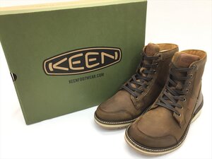 ▼▼ KEEN キーン イースティンブーツ VEG BROWN 1022065 未使用に近い