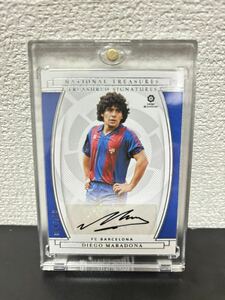 Diego Maradona 2020-21 Chronicles National Treasures Treasured Signatures(/199) Auto マラドーナ