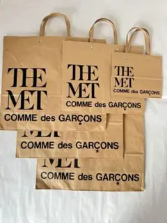 COMME des GARÇONS THE MET ショップ袋 5枚セット