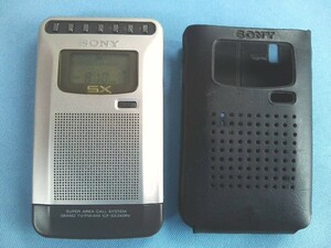 SONY／ ソニー　FM/AMラジオ　ICF-SX240RV　日本製★受信OK！難あり