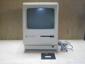 稀少動作美品 Apple Macintosh Plus メモリ 4,096K(4MB) 内蔵FDD(SONY F75W)より起動確認済み 自動排出OK 日焼け 傷の少ない美品