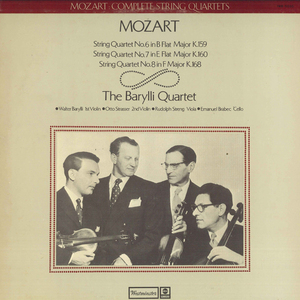 LP Barylli Quartet Mozart String Quartet No.6 / No.7 / No.8 IWB5033 WESTMINSTEN /00260