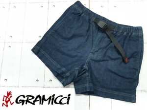 SALE！売り切り！Gramicci チャオパニック 別注 ストレッチ デニム　ショーツ　ショートパンツ　インディゴ　パンツ　グラミチ　INDIGOS　