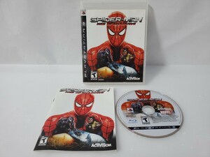 プレステ3 プレイステーション3 PS3 海外版 ソフト スパイダーマン SPIDER-MAN WEB OF SHADOWS 起動確認◯