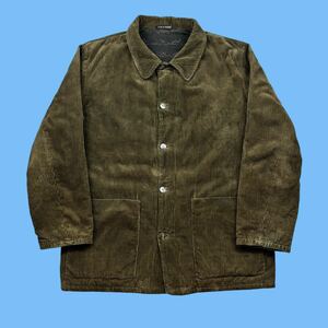 90s agnes b homme Corduroy Coverall Work Jacket made in France 90年代 アニエスベー コーデュロイカバーオール ワークジャケット