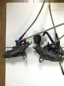 カワサキZX7R　純正TOKIKOフロントキャリパー　純正マスター付　トキコ6POD　　ZRX1200R　ZRX1100　GPZ900R　ZZR1100　GSX1300R　GSX-R1100