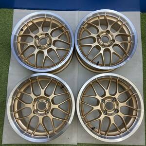 【0099】★中古美品★程度良好★15インチ　PIAA　RACING　6.5JJ　+35　PCD100　4穴　ハブ径73　アルミホイール4本