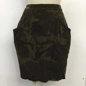 SHIPS 34 シップス スカート ミニスカート カモフラ Skirt Mini Skirt Short Skirt カーキ / カーキ / 10043461