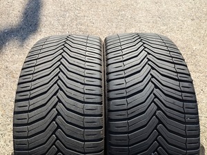 225/40R18 92Y XL ミシュラン クロスクライメート オールシーズンタイヤ 中古品4本セット(F)